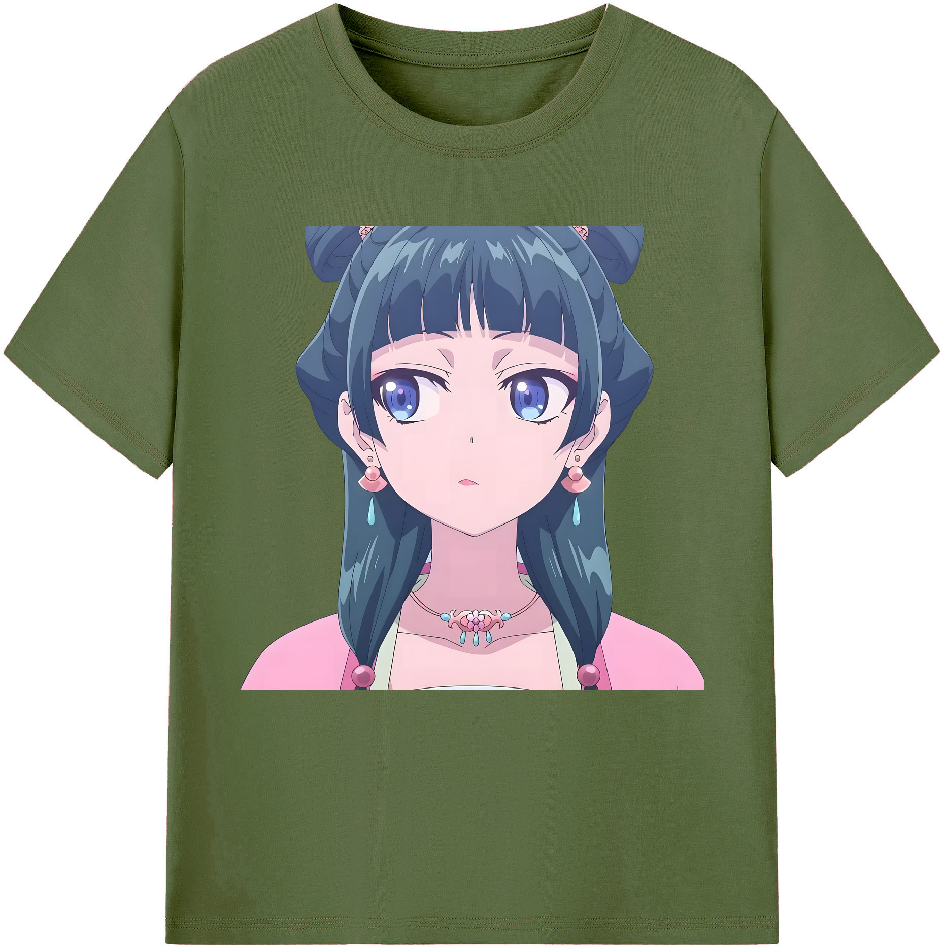 （画像用） 薬屋のひとりごと The Apothecary Diaries 綿100％半袖Tシャツ（フロントプリント）